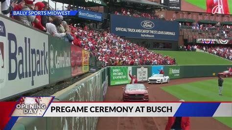 Busch Stadium’s big opening day included .